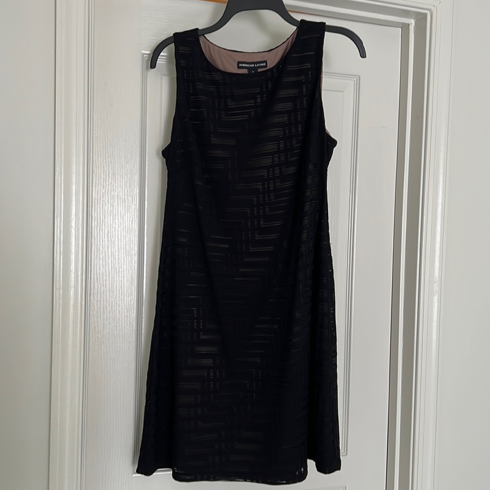Black dress worn once. Size 12